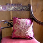 Damask Cushion - click to enlarge