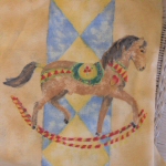 Anna French Rocking Horse Fabric - click to enlarge