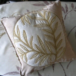 Embroidered Cushion - click to enlarge