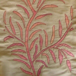 Stencilled Blind Detail - click to enlarge